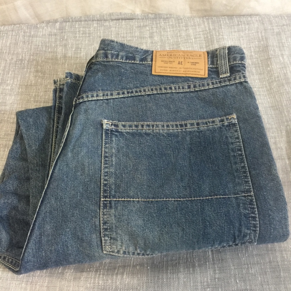 American Eagle Men’s Blue Jeans EUC - Picture 6 of 8